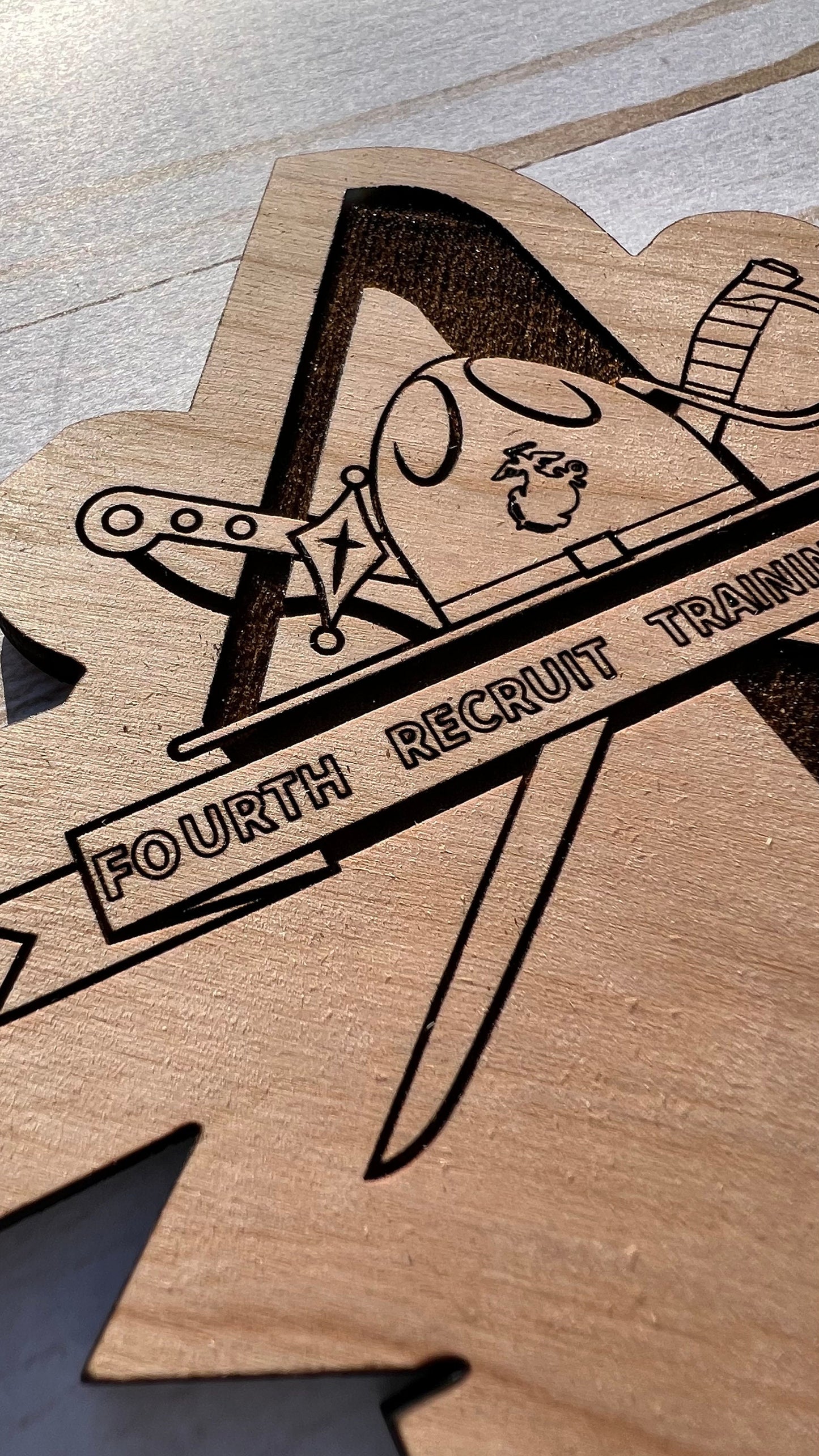 Custom Military Plaques, Marine Corps Plaques, USMC License 286-28