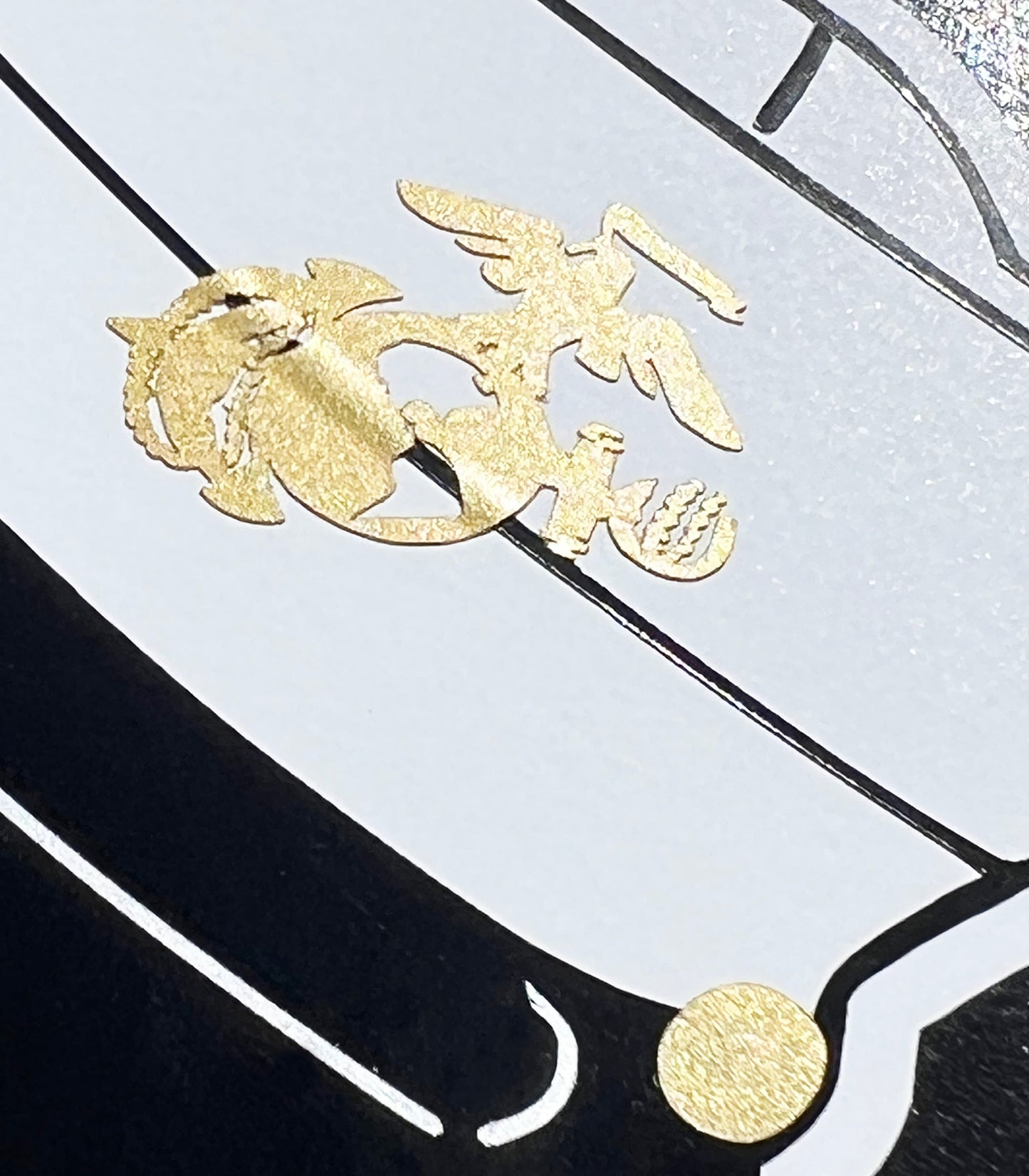 Marine Corps Decal | USMC Decal | Women Marines | Marine Corps Gifts | Female Marine Bucket Cover | USMC License #286-23