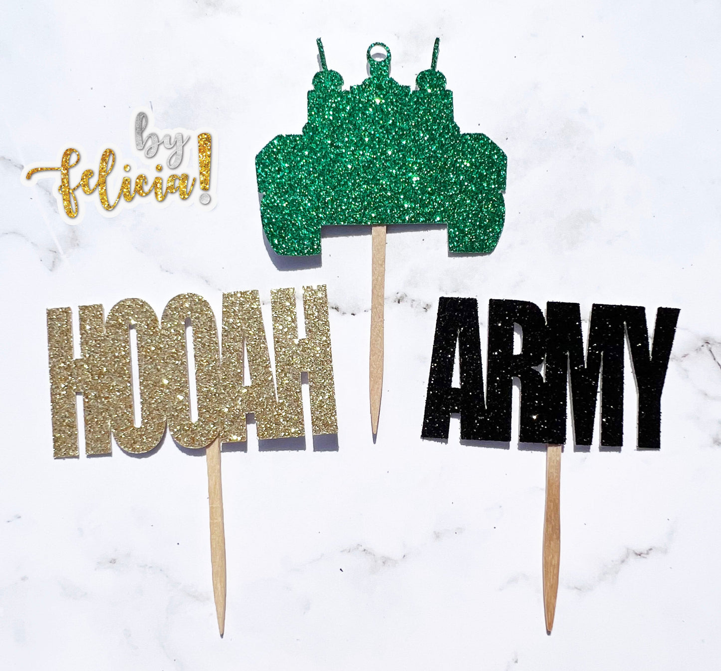 Army Cupcake Topper | Army Cake Topper | Army Party Decoration | Army Going Away Party | Army Party Supplies | Army Decorations for Party