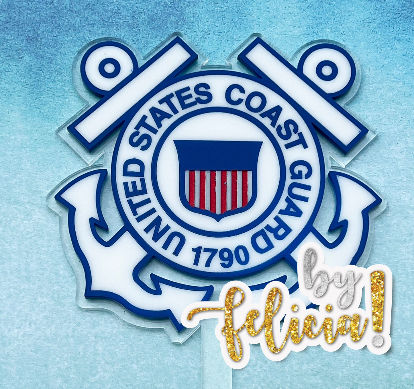 Coast Guard cake topper, Coast Guard cake ideas, Coast Guard party decorations, Coast Guard retirement party, Coast Guard party ideas