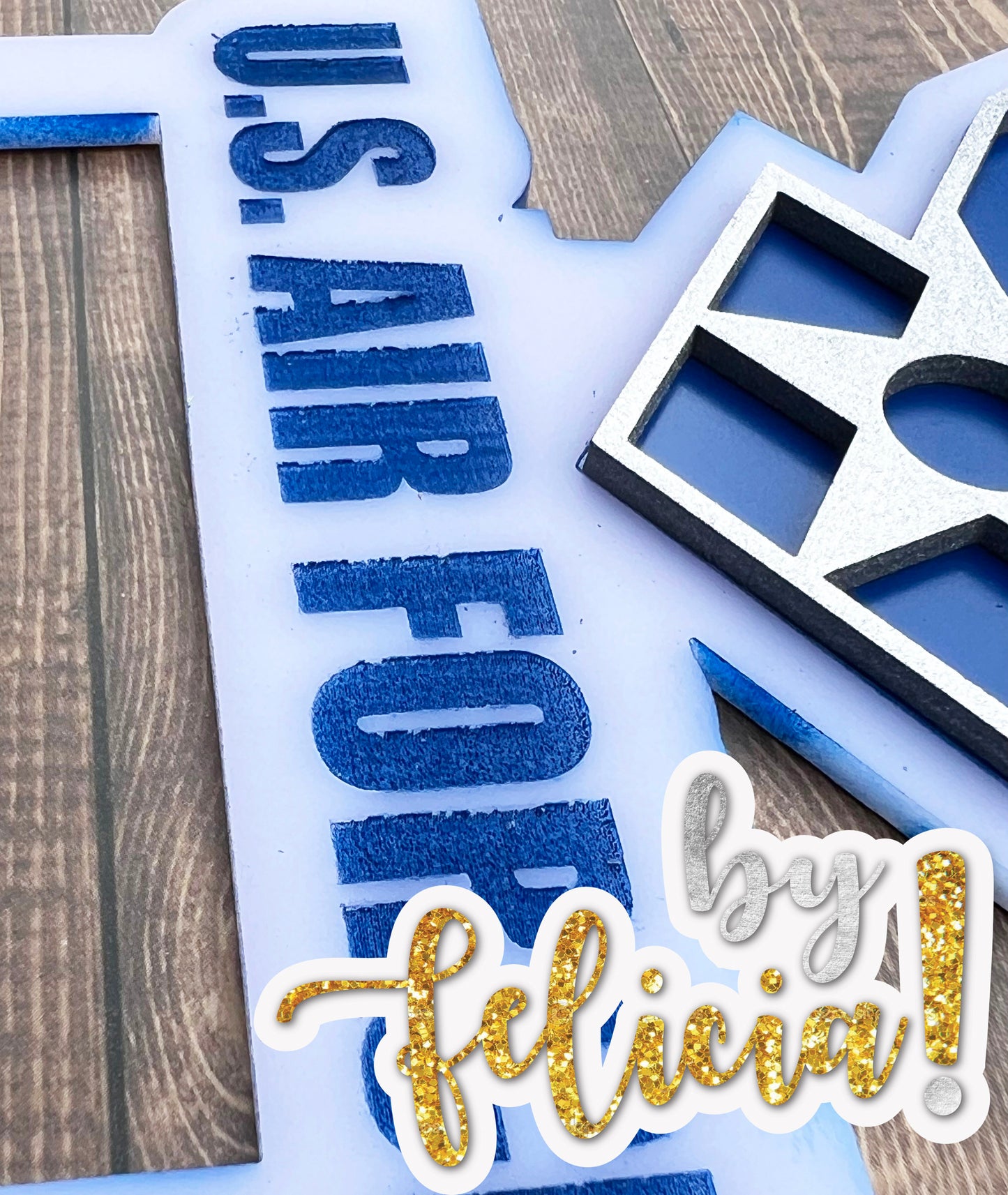 Air Force Cake Topper | USAF Cake Topper | Air Force Cupcake Topper | Air Force Party | Air Force graduation | Air Force going away party