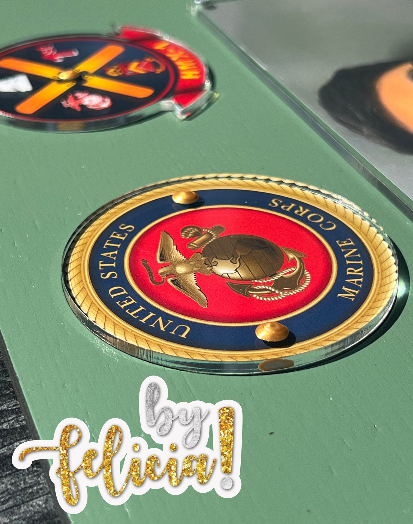 Custom Military Plaques, Marine Corps Plaques, USMC License 286-49