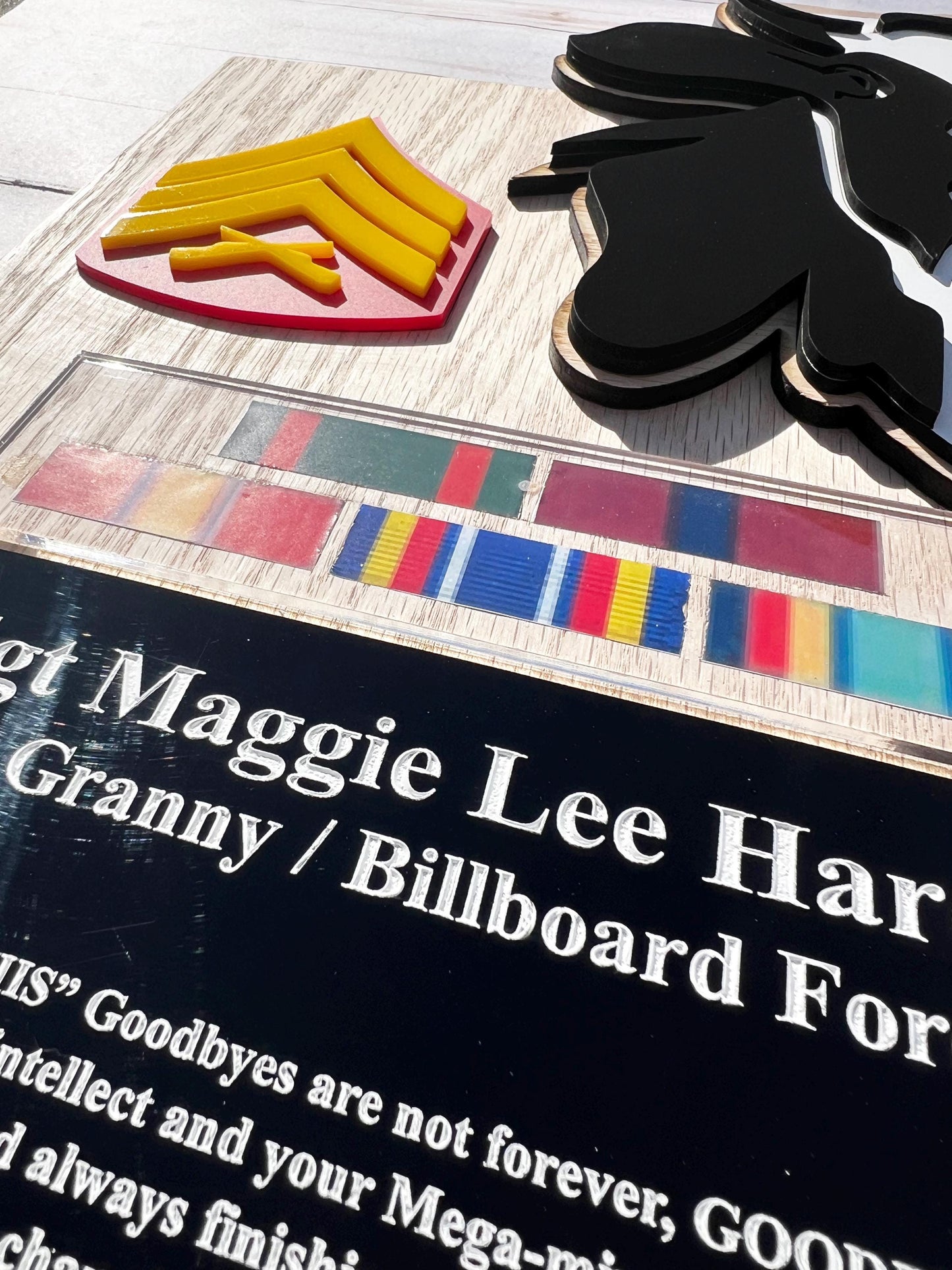 Custom Military Plaques, Marine Corps Plaques, USMC License 286-32