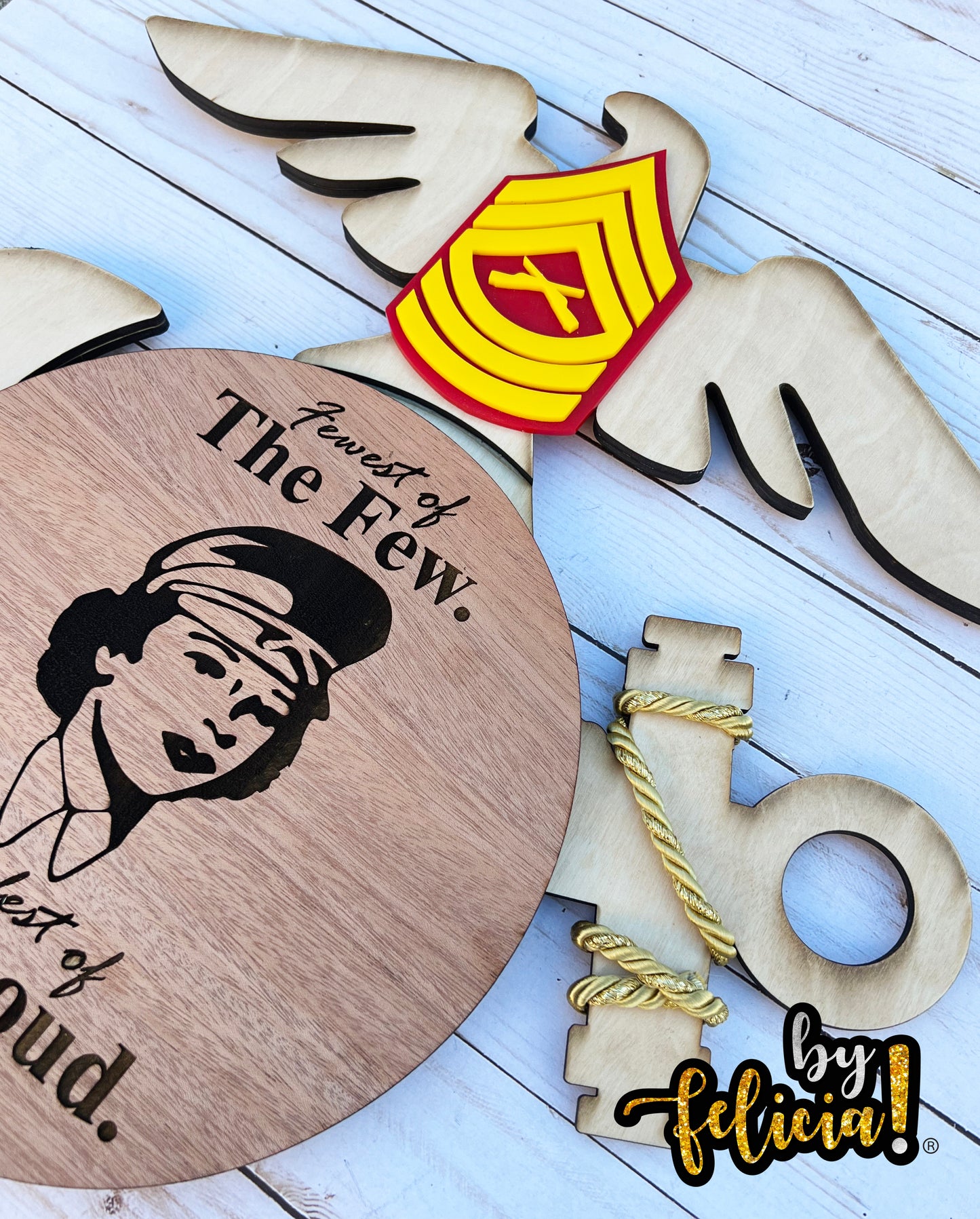 Custom Marine Corps Plaques, Military Retirement Plaques, Custom Military Plaques, USMC License 286-23