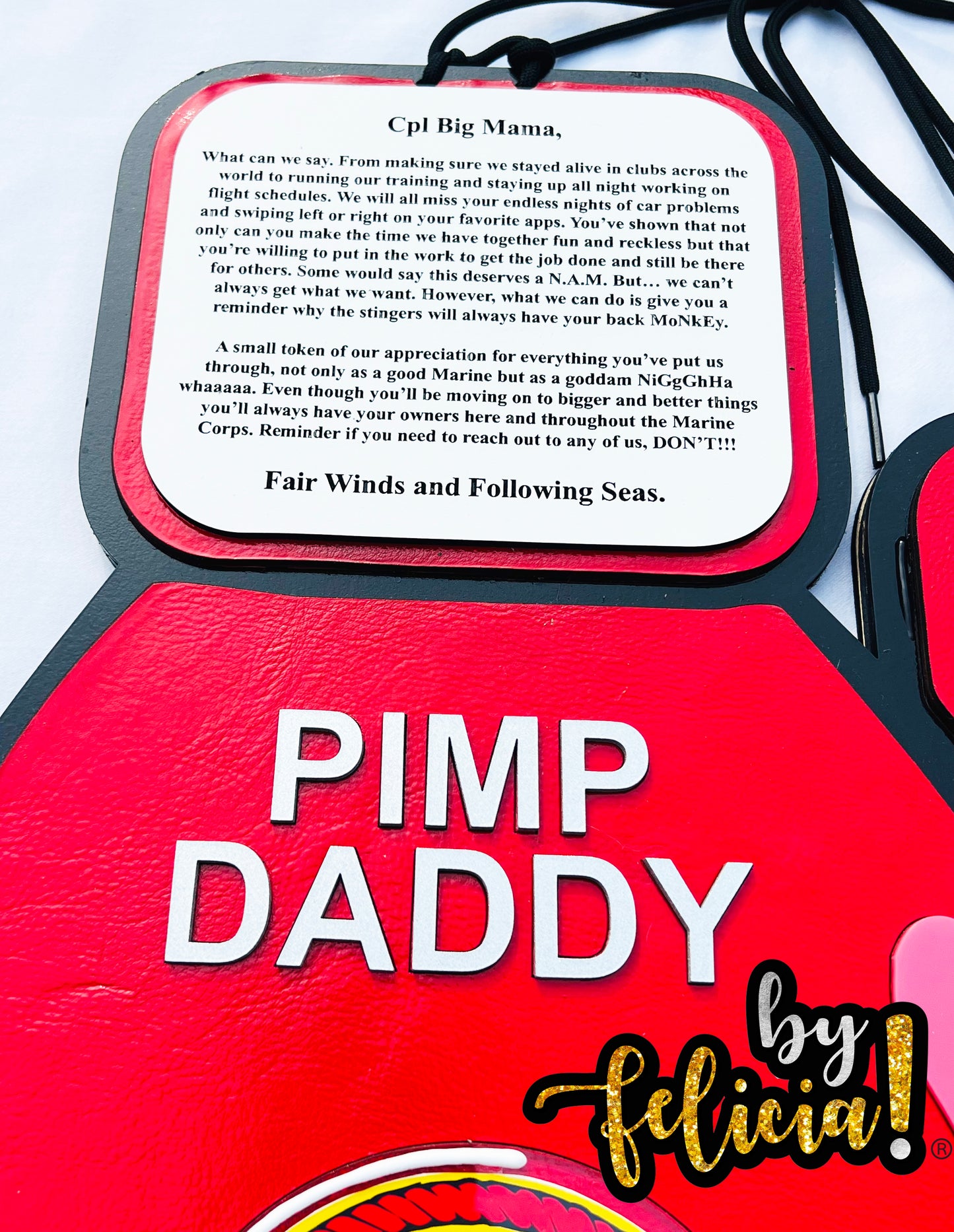 Custom Marine Corps Plaques, Military Retirement Plaques, Custom Military Plaques, USMC License 286-23