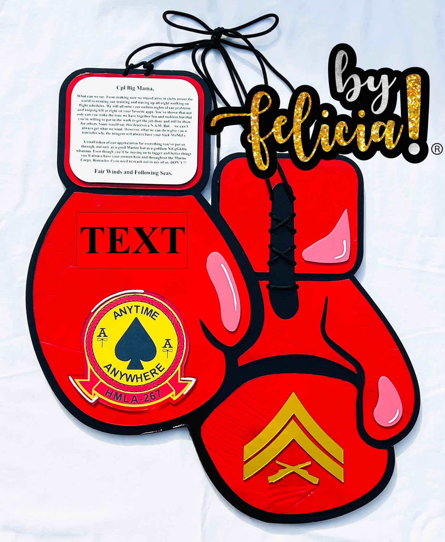 Custom Marine Corps Plaques, Military Retirement Plaques, Custom Military Plaques, USMC License 286-23