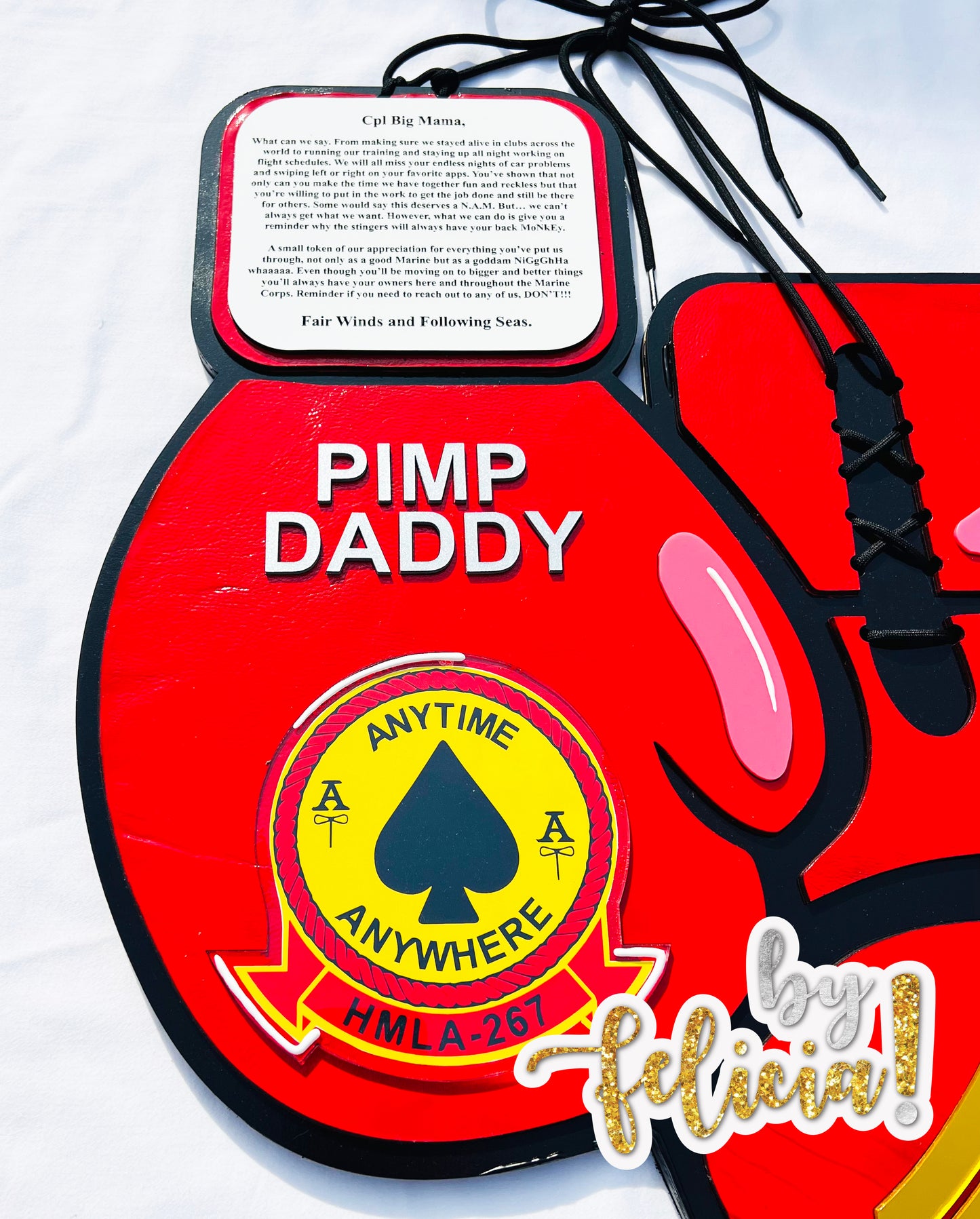 Custom Marine Corps Plaques, Military Retirement Plaques, Custom Military Plaques, USMC License 286-23