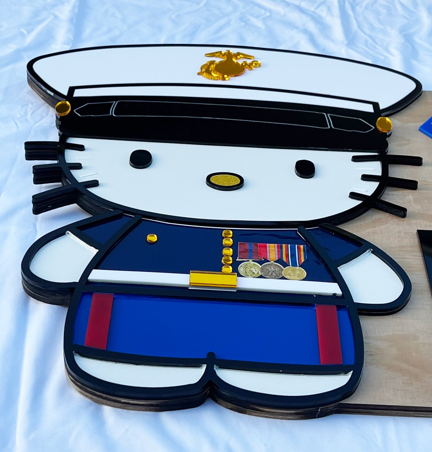 Custom Marine Corps Plaques, Military Retirement Plaques, Custom Military Plaques, USMC License 286-23