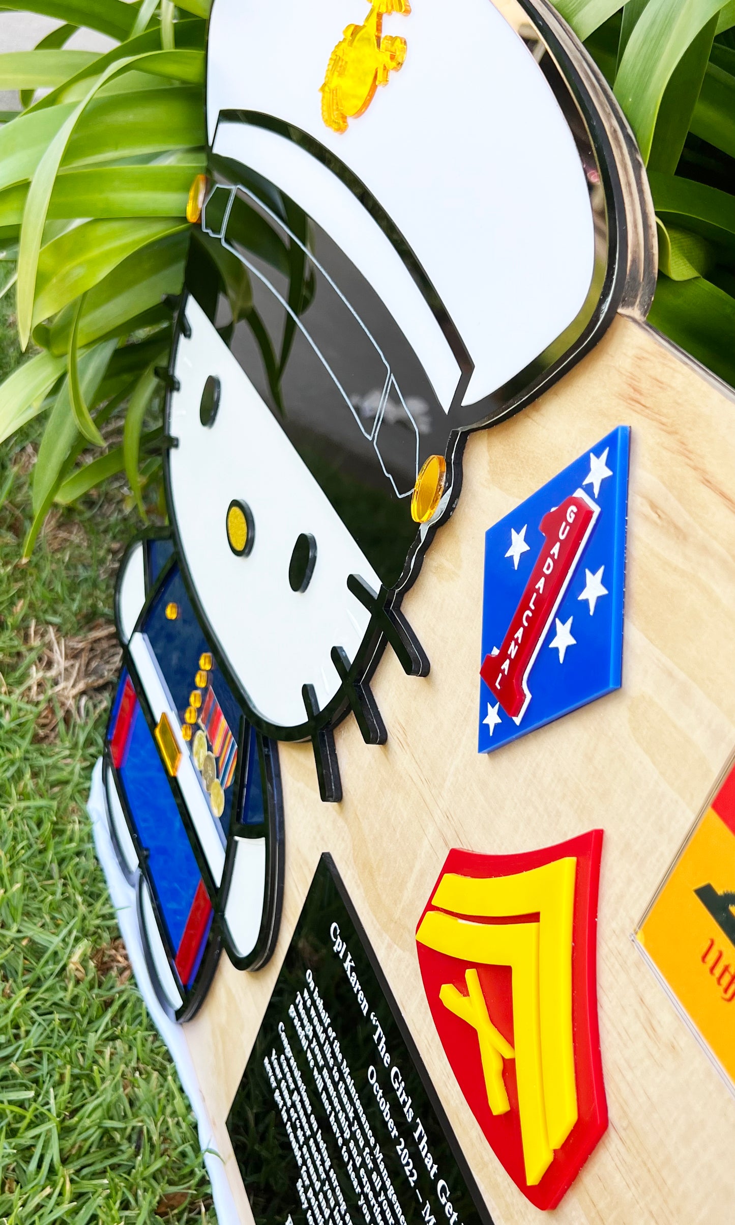 Custom Marine Corps Plaques, Military Retirement Plaques, Custom Military Plaques, USMC License 286-23