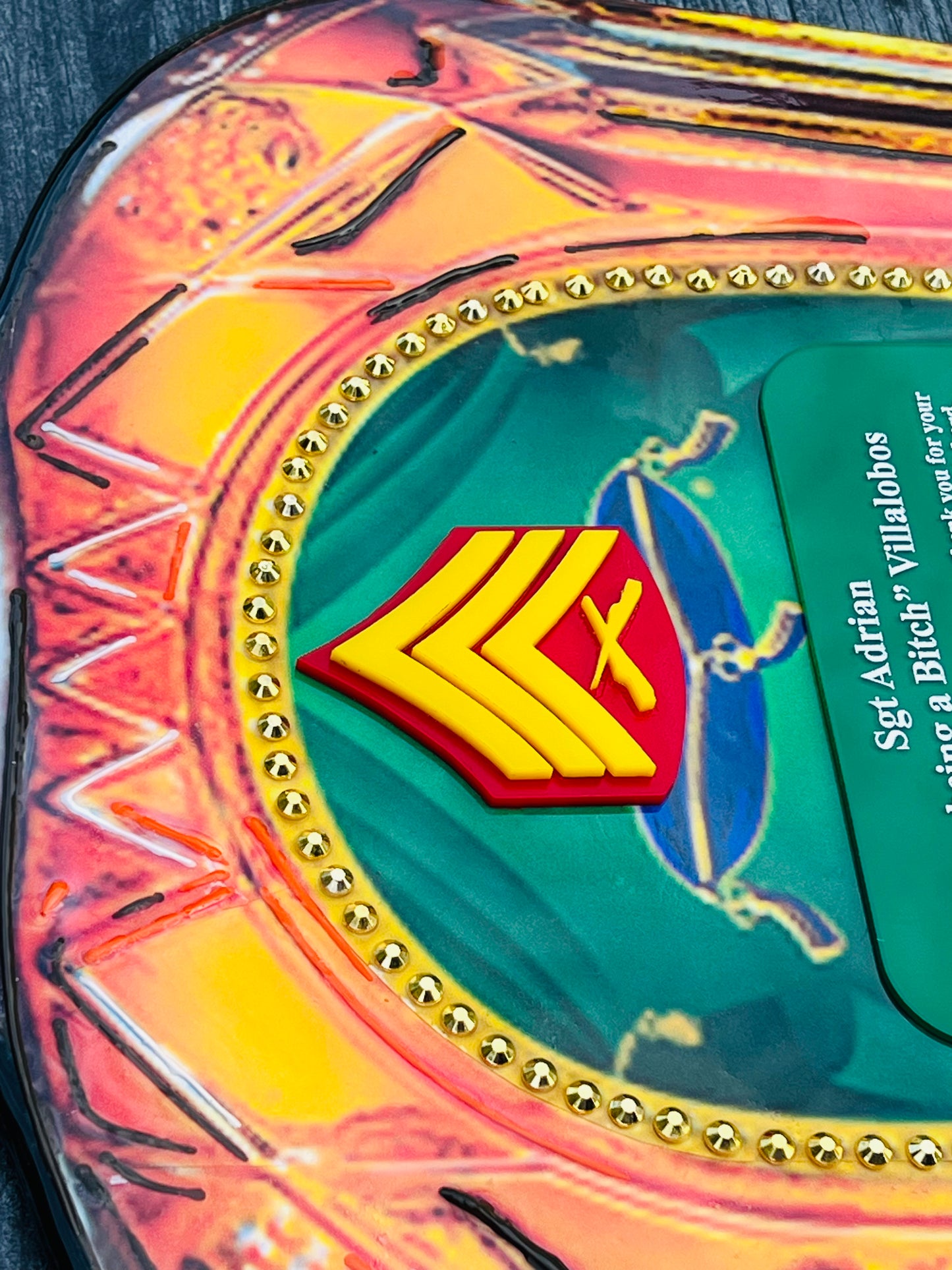 Custom Marine Corps Plaques, Military Retirement Plaques, Custom Military Plaques, USMC License 286-23