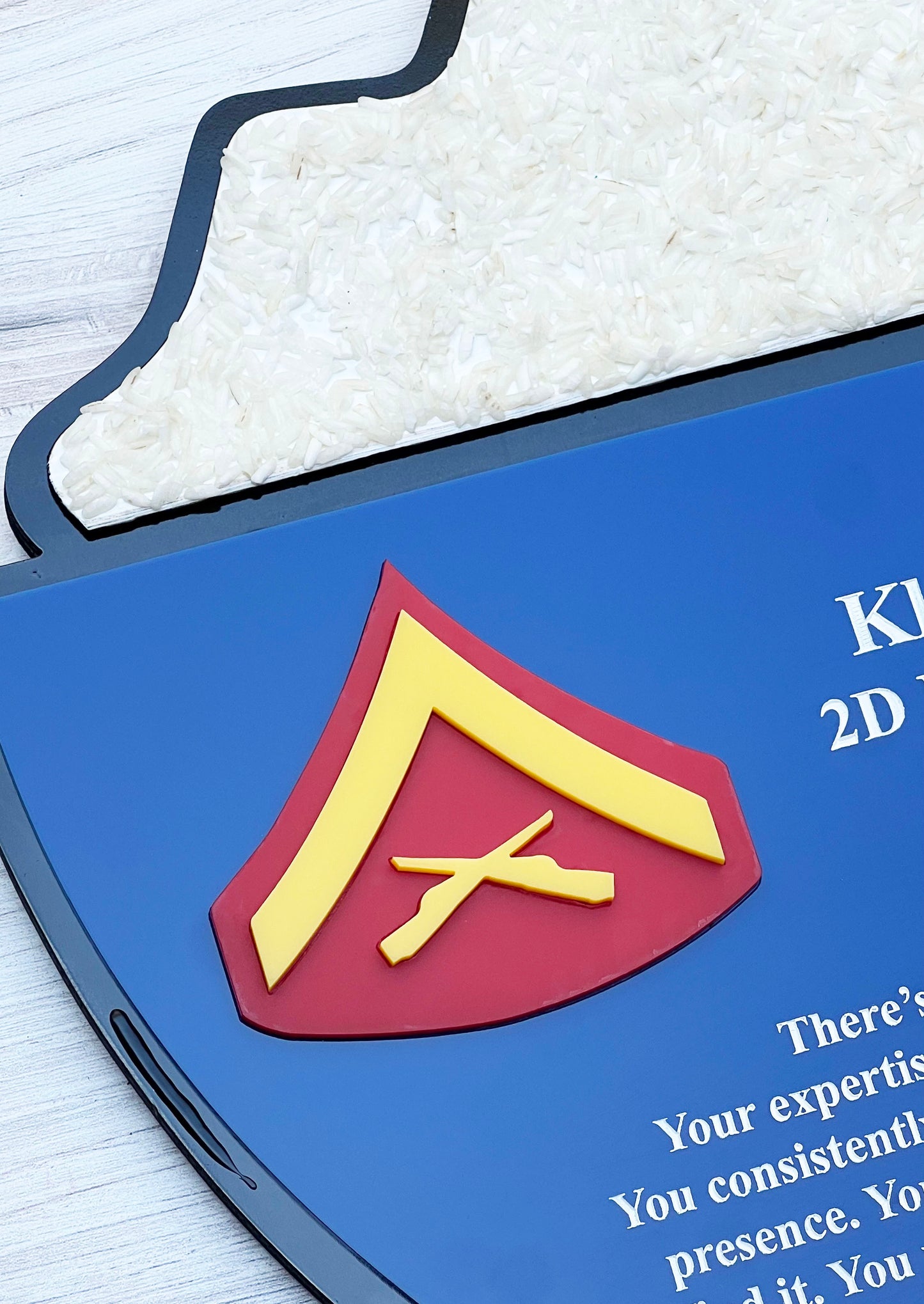 Custom Marine Corps Plaques, Military Retirement Plaques, Custom Military Plaques, USMC License 286-23