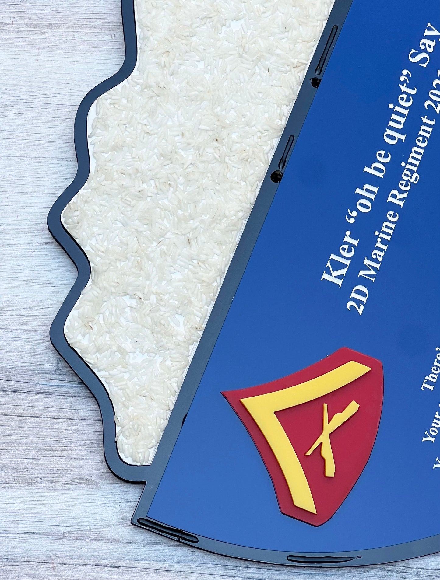 Custom Marine Corps Plaques, Military Retirement Plaques, Custom Military Plaques, USMC License 286-23