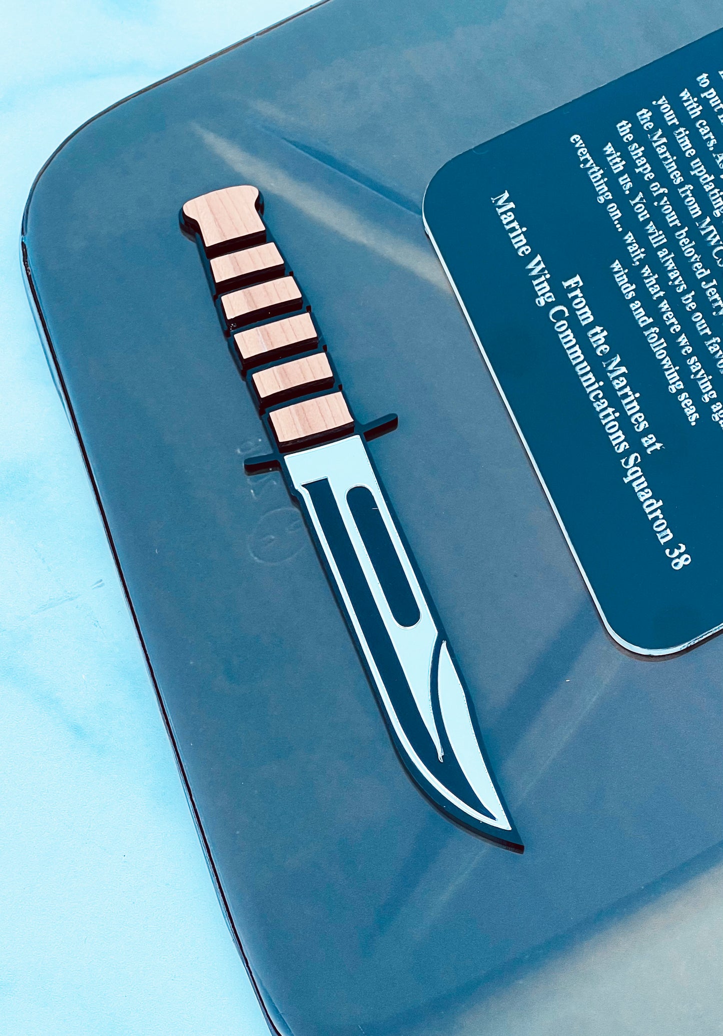 Custom Marine Corps Plaques, Military Retirement Plaques, Custom Military Plaques, USMC License 286-23