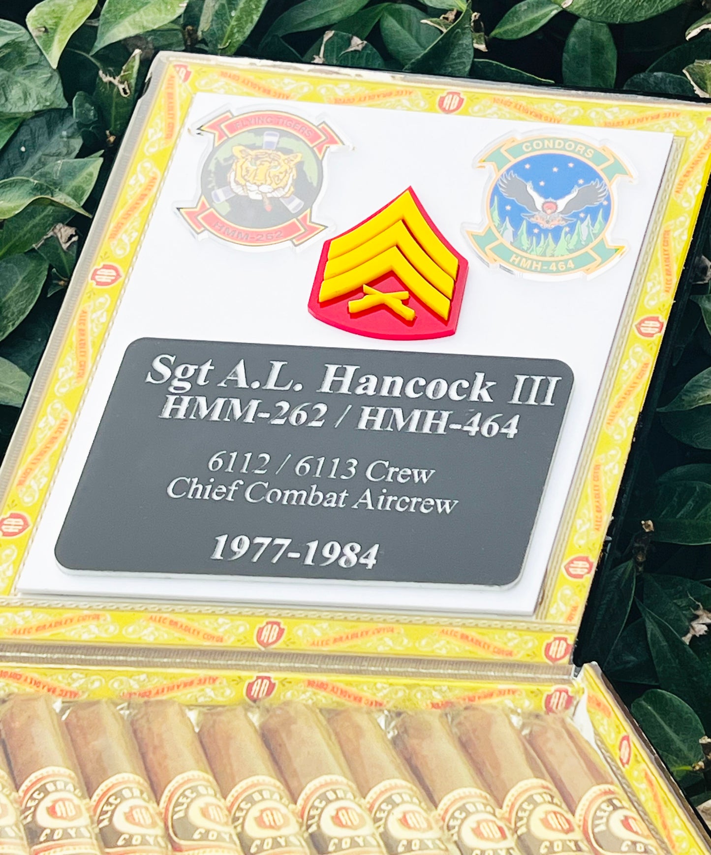 Custom Marine Corps Plaques, Military Retirement Plaques, Custom Military Plaques, USMC License 286-23