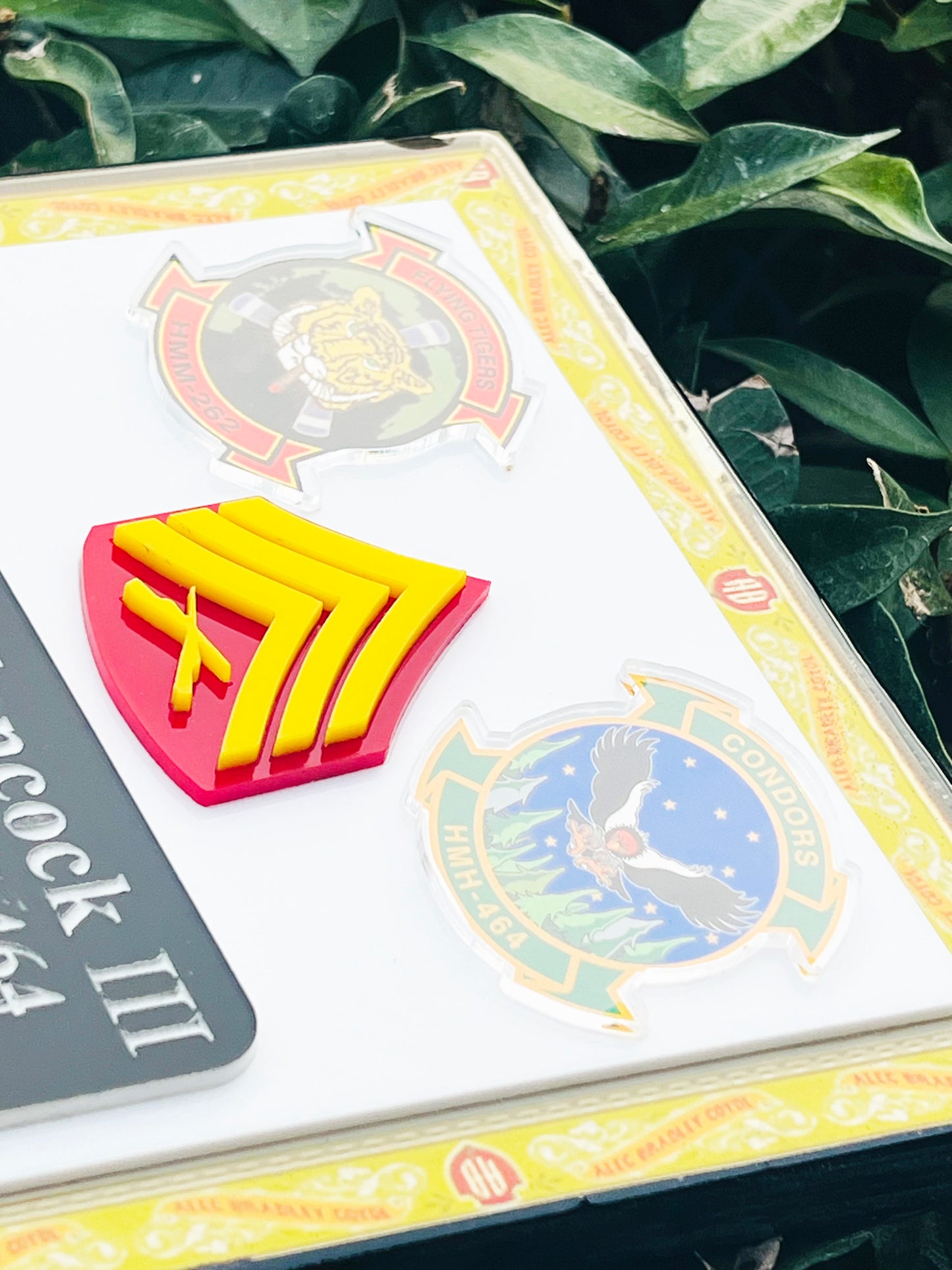 Custom Marine Corps Plaques, Military Retirement Plaques, Custom Military Plaques, USMC License 286-23