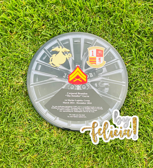 Custom Marine Corps Plaques, Military Retirement Plaques, Custom Military Plaques, USMC License 286-23