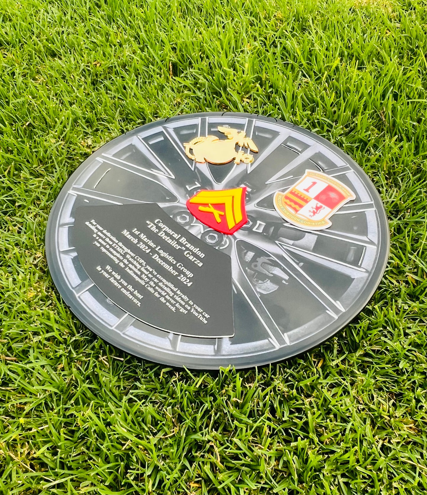 Custom Marine Corps Plaques, Military Retirement Plaques, Custom Military Plaques, USMC License 286-23