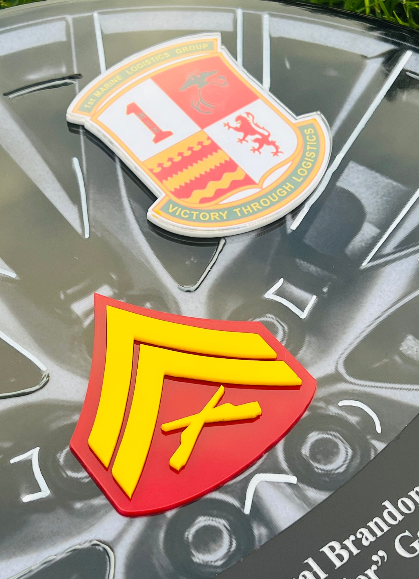 Custom Marine Corps Plaques, Military Retirement Plaques, Custom Military Plaques, USMC License 286-23