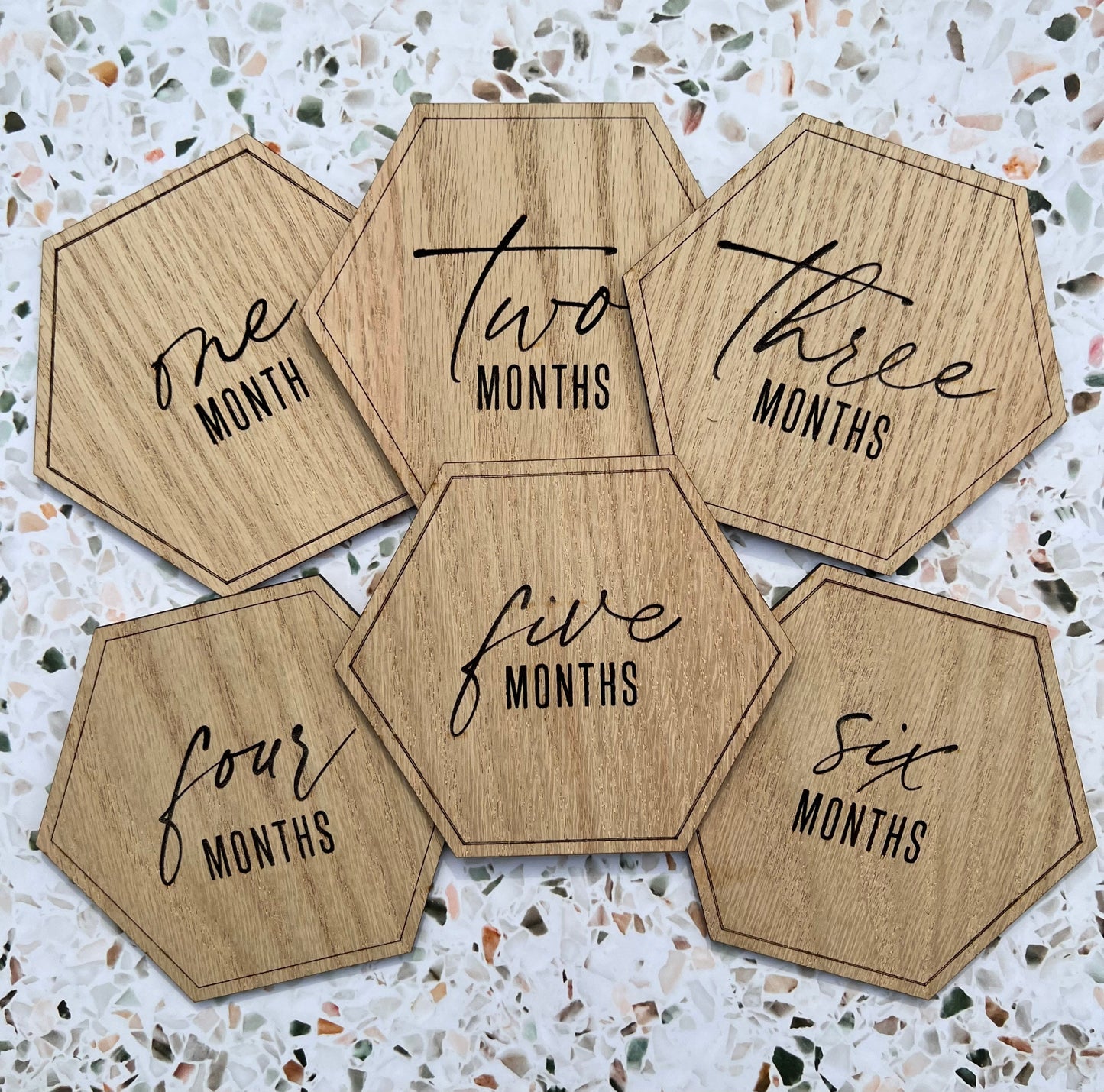 Baby Milestone Markers | Milestone Marker | Baby Monthly Marker | Milestone Discs | Wooden Milestone Markers
