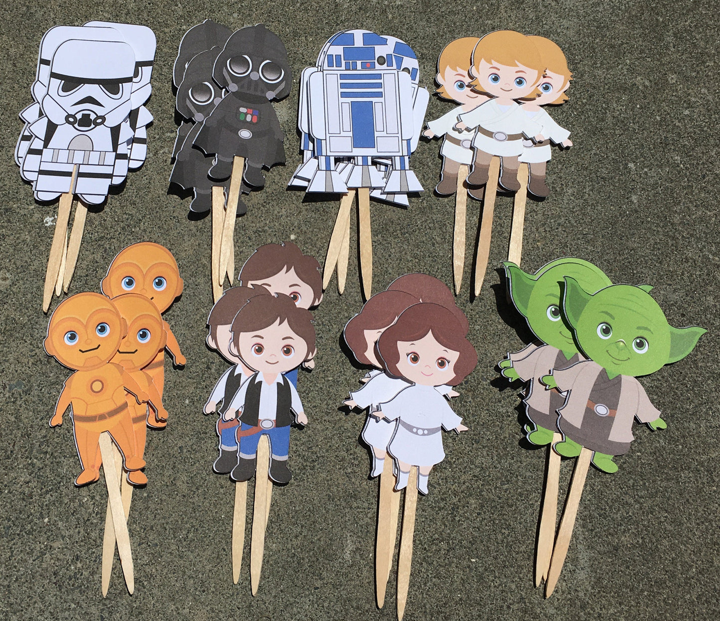 CUSTOM cupcake toppers