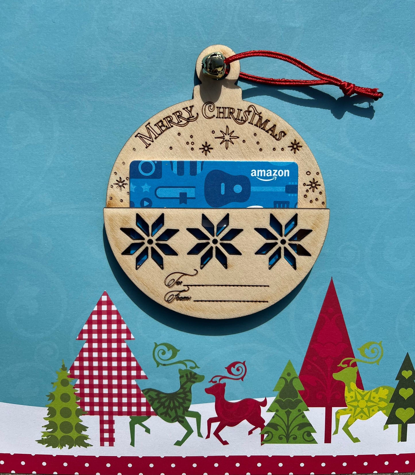 Gift Card Holder Christmas, Christmas Gift Card Holder, Gift Card Ornament, Gift Card Ornament Holder, Ornament Gift Card Holder