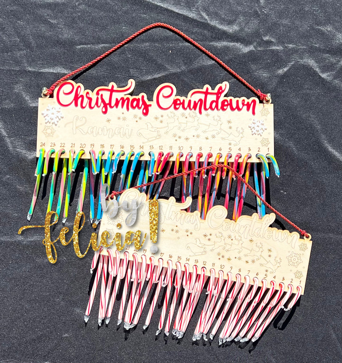 Candy Cane Christmas Countdown | Advent Calendar | Advent Calendar for Kids | Christmas Countdown Calendar |  Christmas Countdown Candy Cane