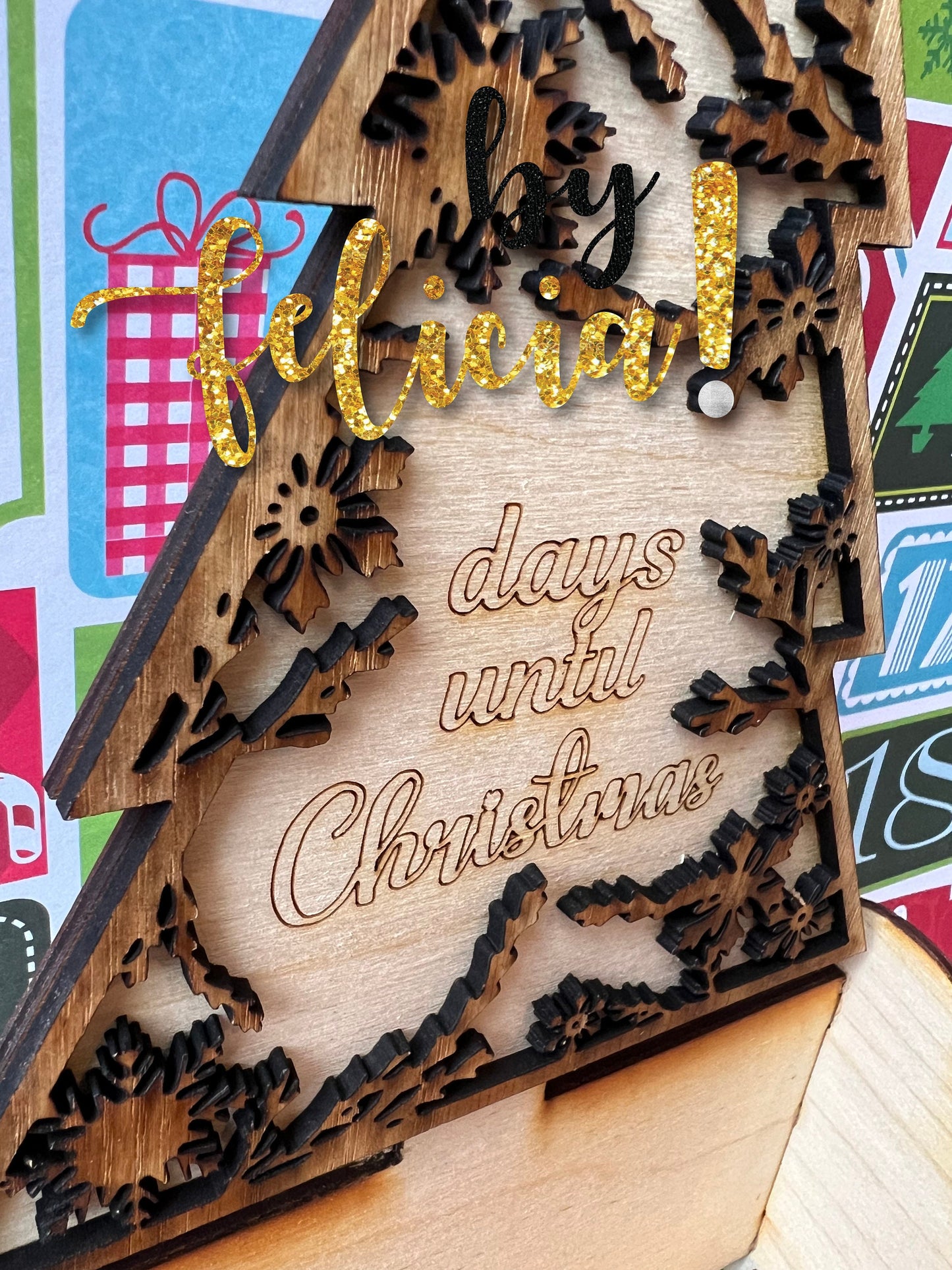 Christmas Tree Advent Calendar, Advent Calendar for Adults, Advent Calendar Wood, Wooden Advent Calendar, Christmas Advent Calendar, Small