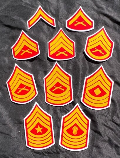 Marines Party Props, Marine Corps Rank, Marines Boot Camp Graduation, Marine Corps Ball gift, Marine Corps birthday, USMC License #286-23