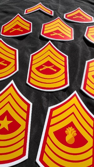 Marines Party Props, Marine Corps Rank, Marines Boot Camp Graduation, Marine Corps Ball gift, Marine Corps birthday, USMC License #286-23