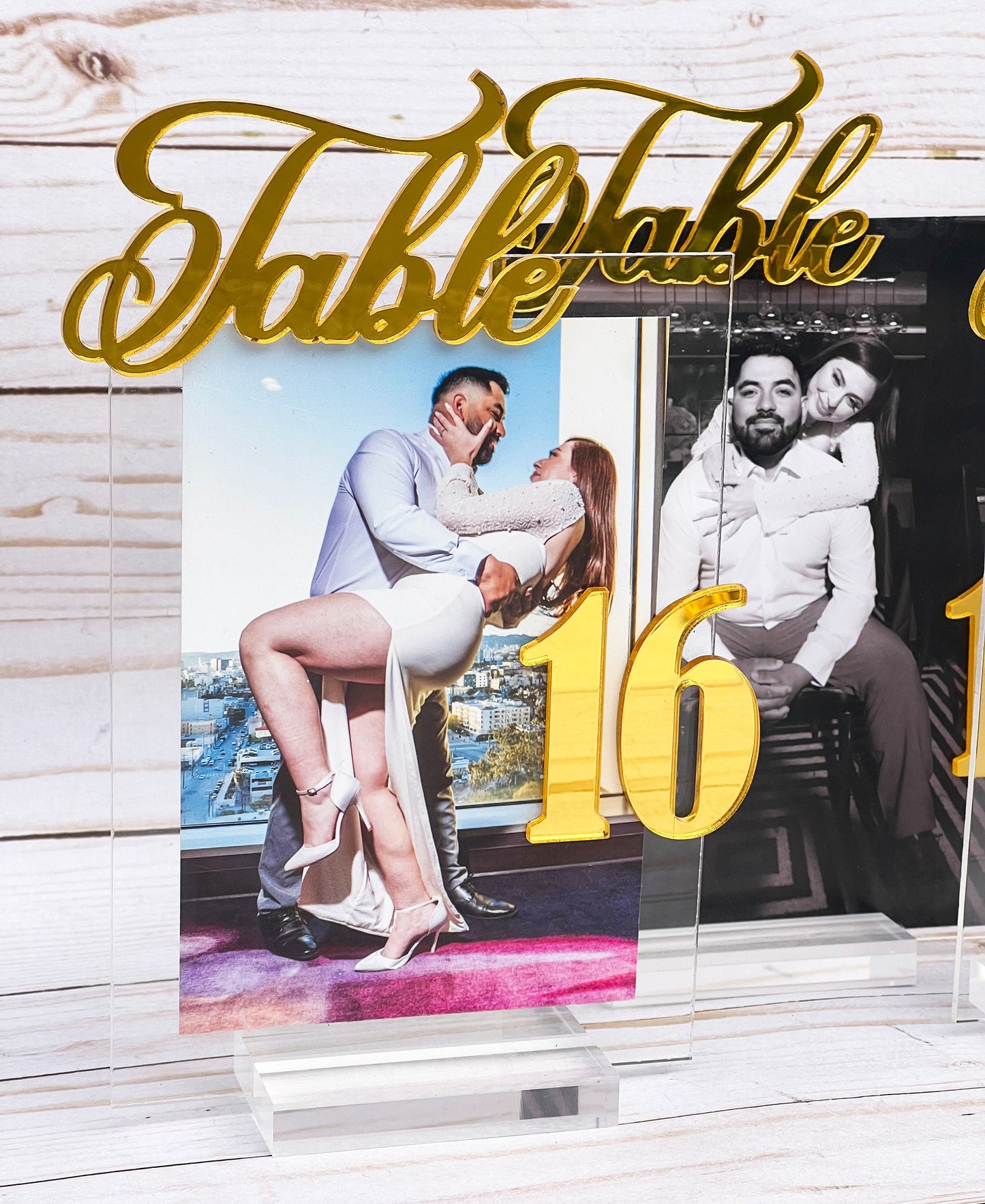 Acrylic Wedding Table Numbers - One-of-a-Kind Table Numbers