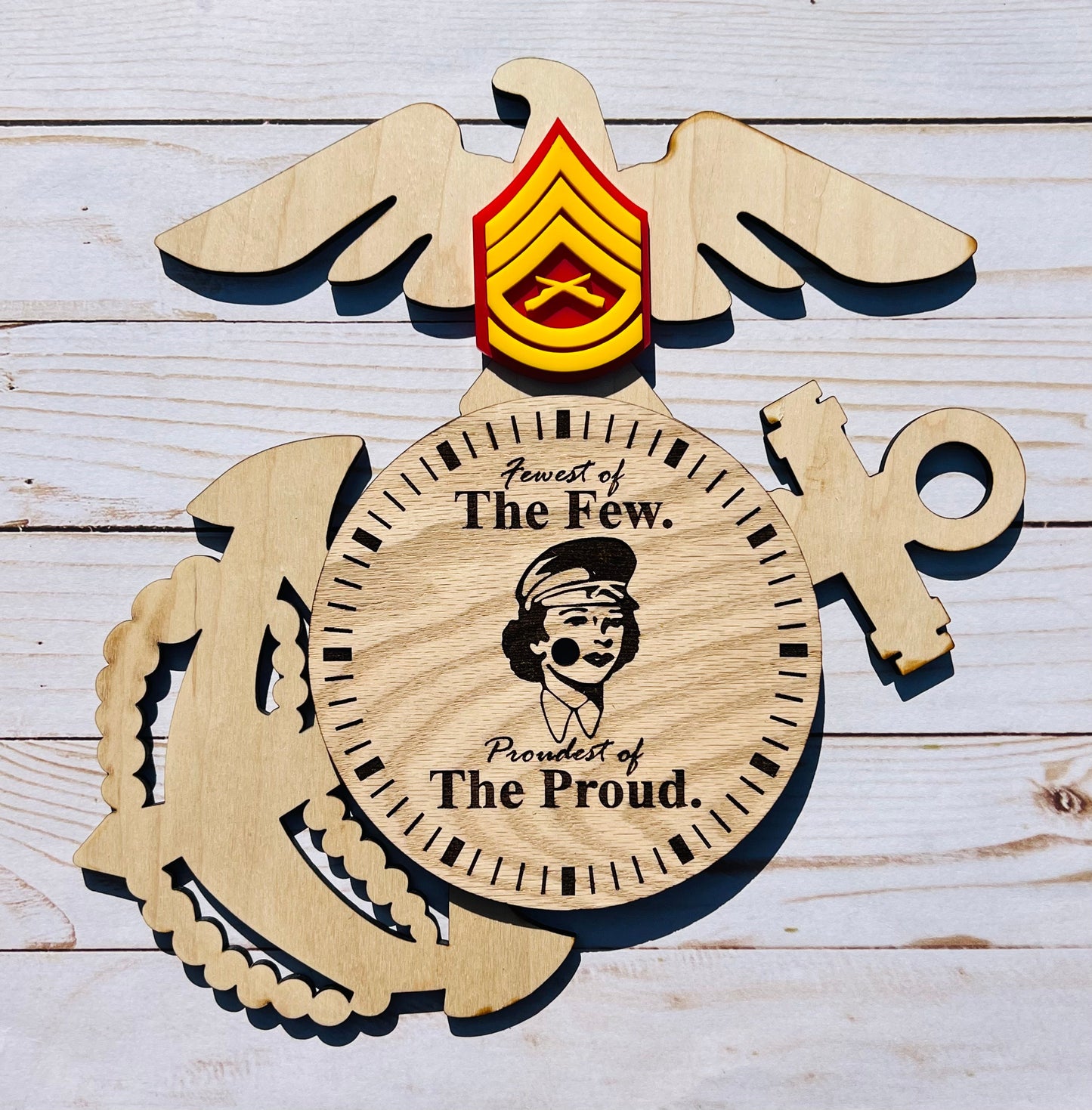 Marine Retirement Gift, Marine Corps gifts, USMC clock, UsMc retirement gift, USMC retirement party, Marine Corps, USMC License #286-23