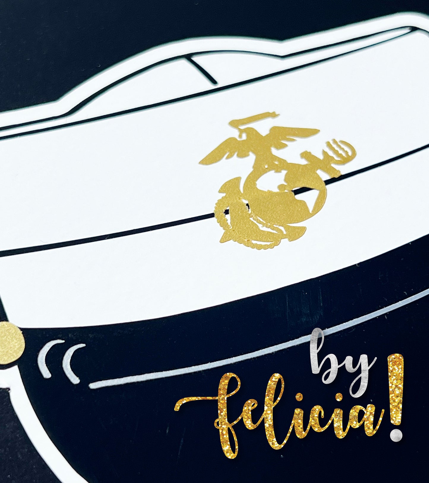 Marine Corps Decal | USMC Decal  | Women Marines | Marine Corps Gifts | Female Marine Bucket Cover | USMC License #286-23