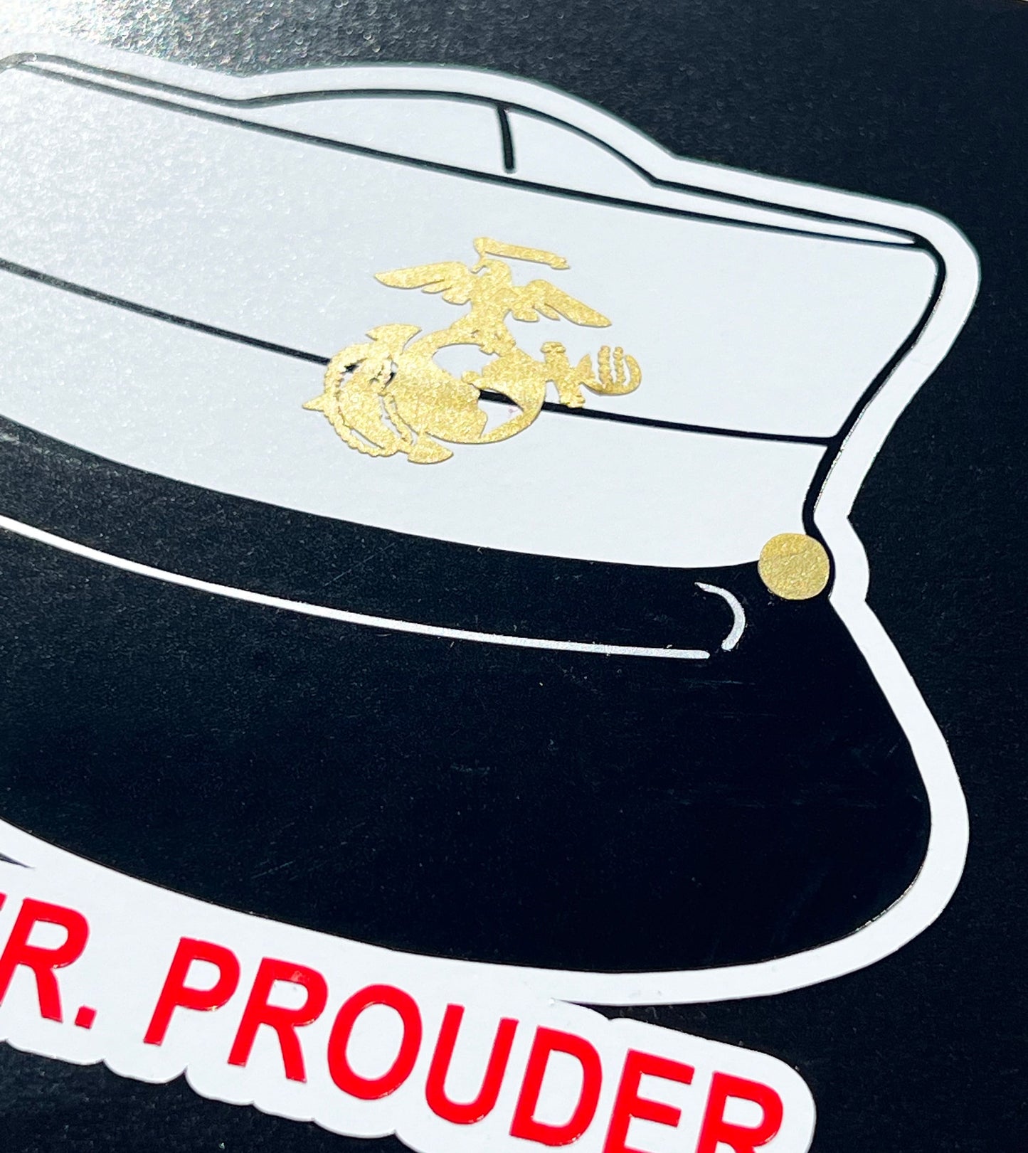 Marine Corps Decal | USMC Decal  | Women Marines | Marine Corps Gifts | Female Marine Bucket Cover | USMC License #286-23