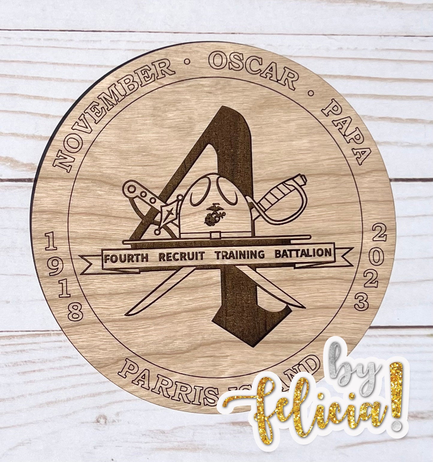 Custom Military Plaques, Marine Corps Plaques, USMC License 286-29