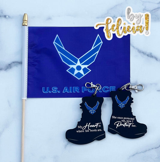 Air Force gifts, Air Force key chain, Air Force keychain, Air Force graduation, Air Force boot camp, Proud Air Force Mom, USAF going away