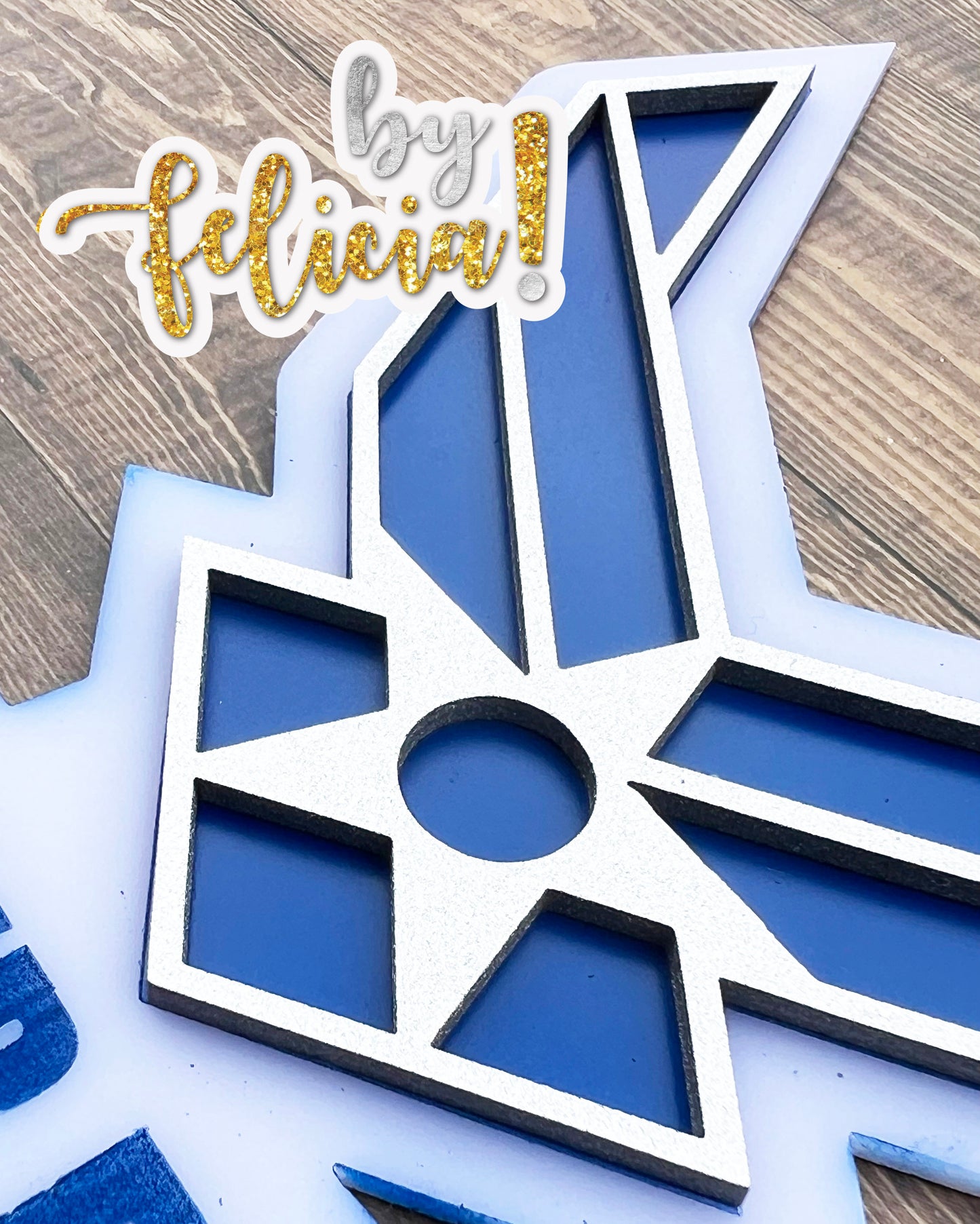 Air Force Cake Topper | USAF Cake Topper | Air Force Cupcake Topper | Air Force Party | Air Force graduation | Air Force going away party