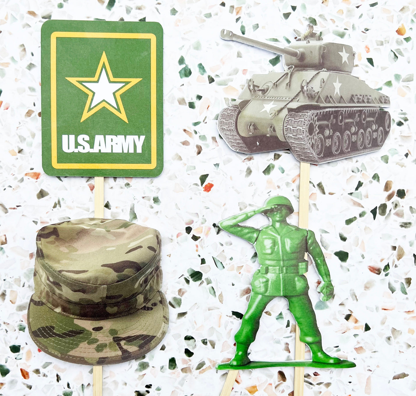Army Party Decorations, Army Boot Camp Graduation, Army Party Supplies, Army Centerpieces, Army Theme Centerpieces, Army Party Ideas