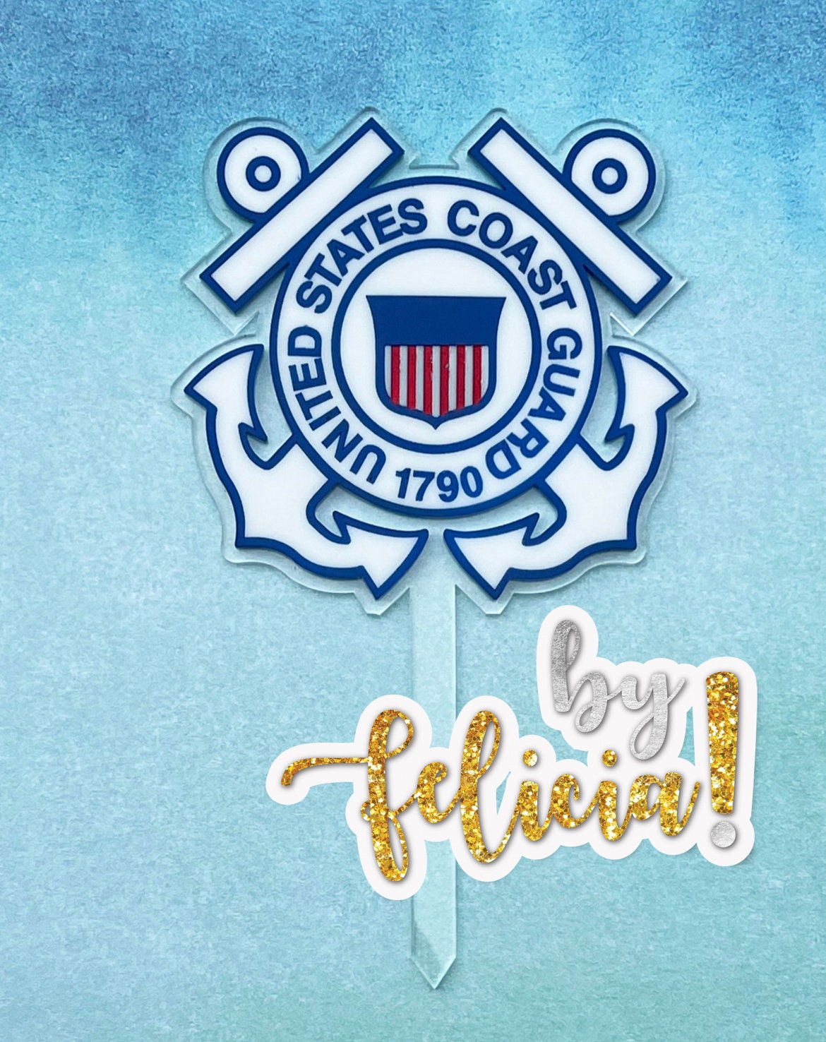 Coast Guard cake topper, Coast Guard cake ideas, Coast Guard party decorations, Coast Guard retirement party, Coast Guard party ideas