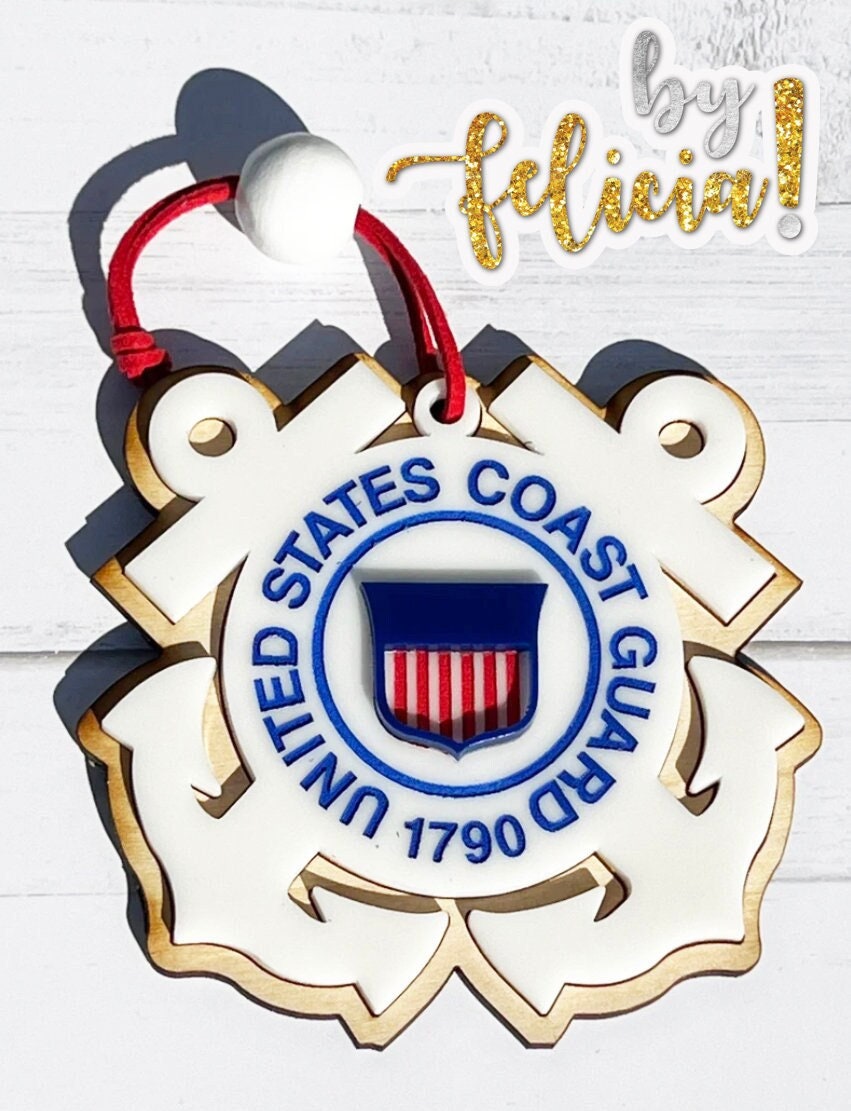 Coast Guard ornament, Coast Guard Gifts, Coast Guard Sign, Coast Guard Retirement Gifts, Coast Guard veteran, Coast Guard Going Away