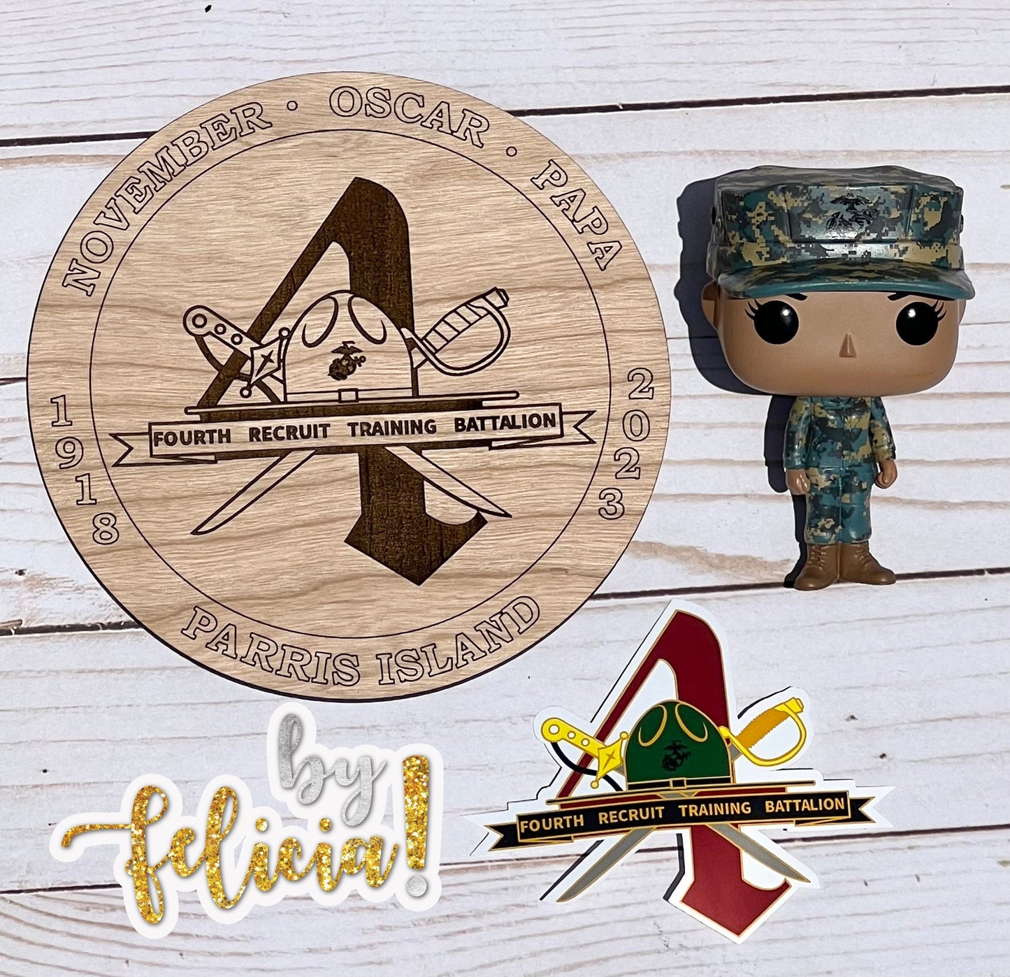 Custom Military Plaques, Marine Corps Plaques, USMC License 286-29