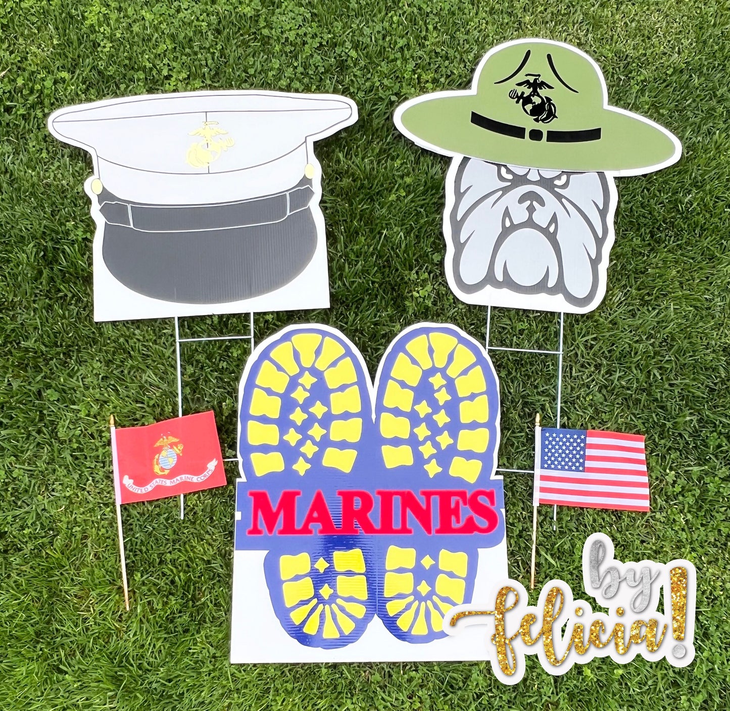 Marines Yard Sign, Marines Boot Camp Graduation, Military yard signs, Marine Corps Ball, USMC Yard Signs, USMC License #286-23