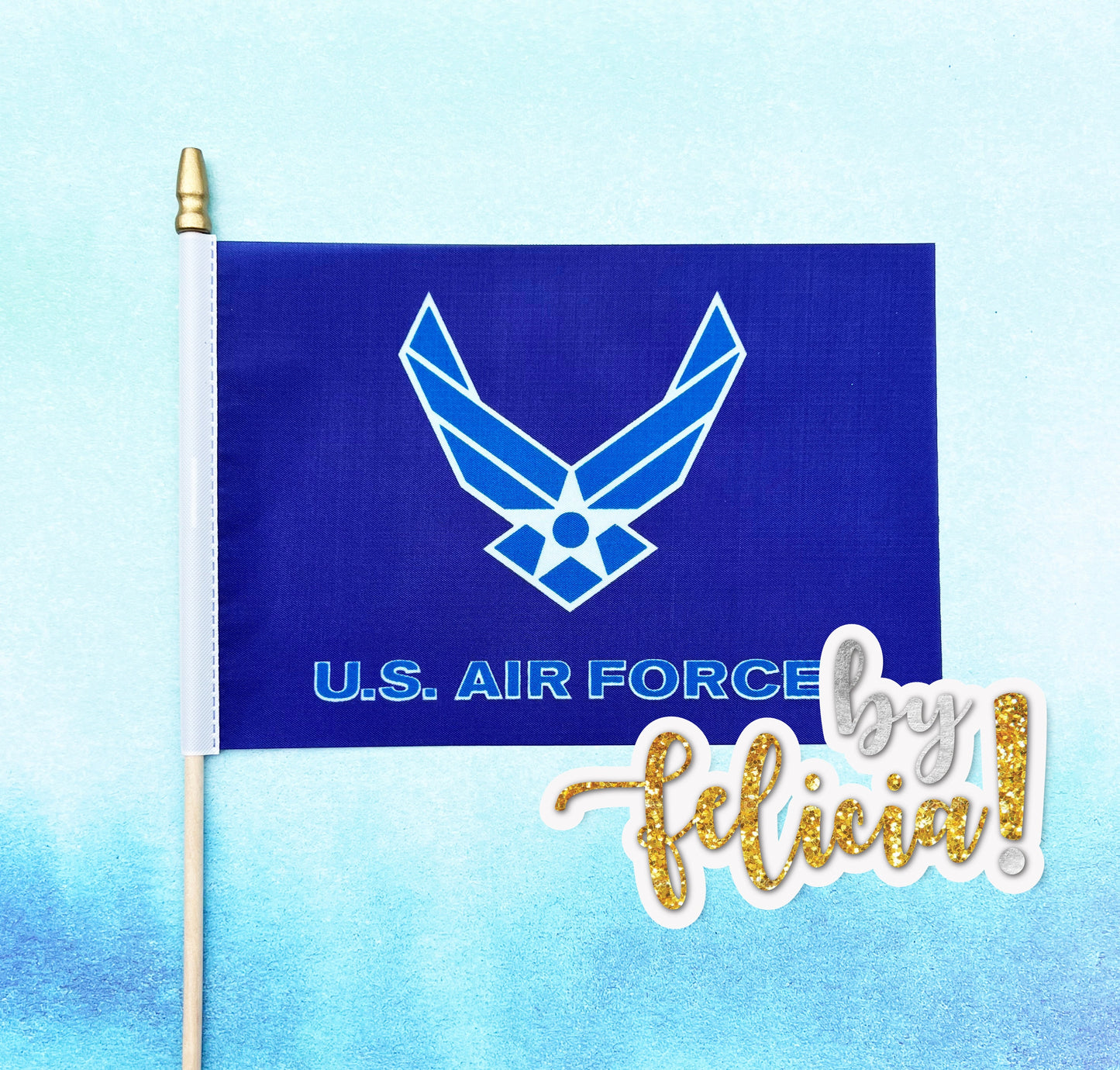 Air Force Party Decorations, Air Force Centerpiece, Air Force Boot Camp bound, Air Force Graduation Party, USAF Retirement Gift