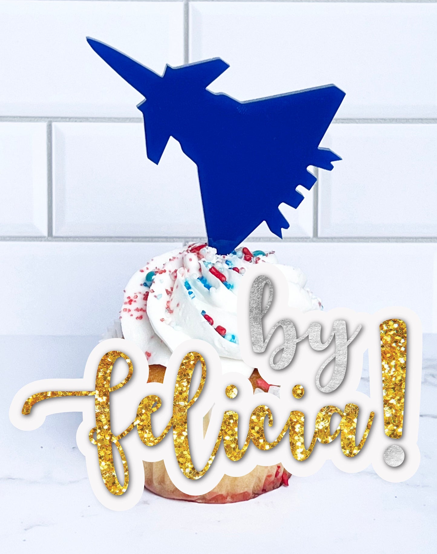 Air Force Cupcake Topper Air Force Party Decoration USAF cupcake topper Air Force going away Air Force Graduation Air Force boot camp