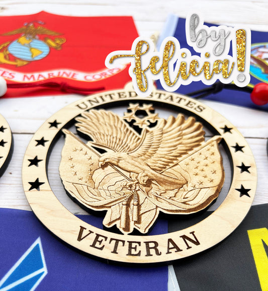 Military Christmas decoration, Military Christmas ornament, Veterans Day ornament, Veteran Christmas Ornament, Veterans Christmas decoration