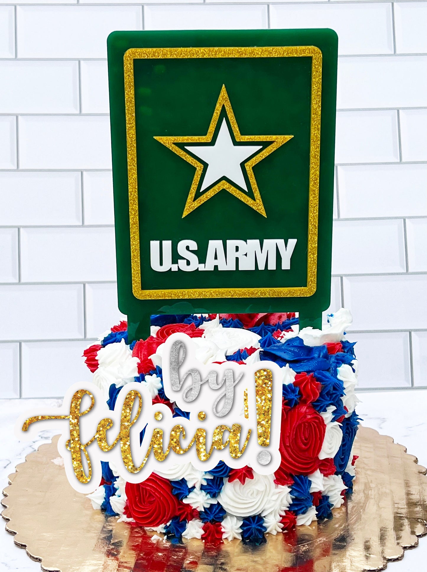 Army Cake Topper, Army cupcake topper, Army party decoration, Army going away party, Army centerpiece, Army graduation, Army party favor