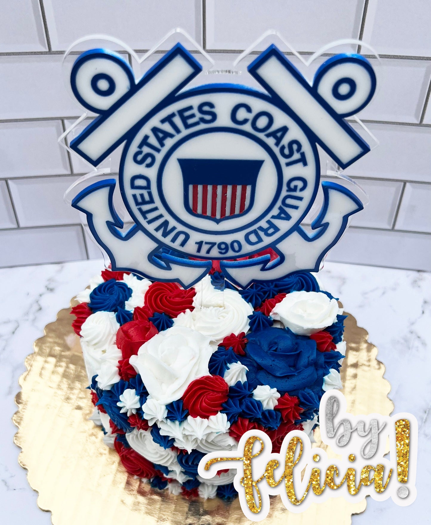 Coast Guard cake topper, Coast Guard cake ideas, Coast Guard party decorations, Coast Guard retirement party, Coast Guard party ideas