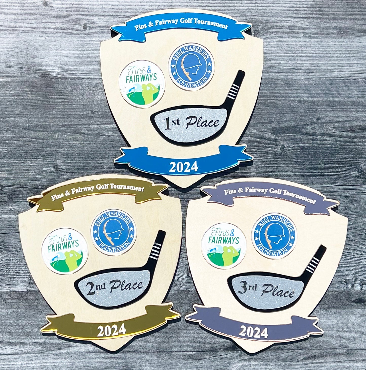 Golf tournament plaques, Golf tournament gift,  Golf Awards, Golf trophy, Winner trophy, Winner plaque, Golf sign, Military Plaques