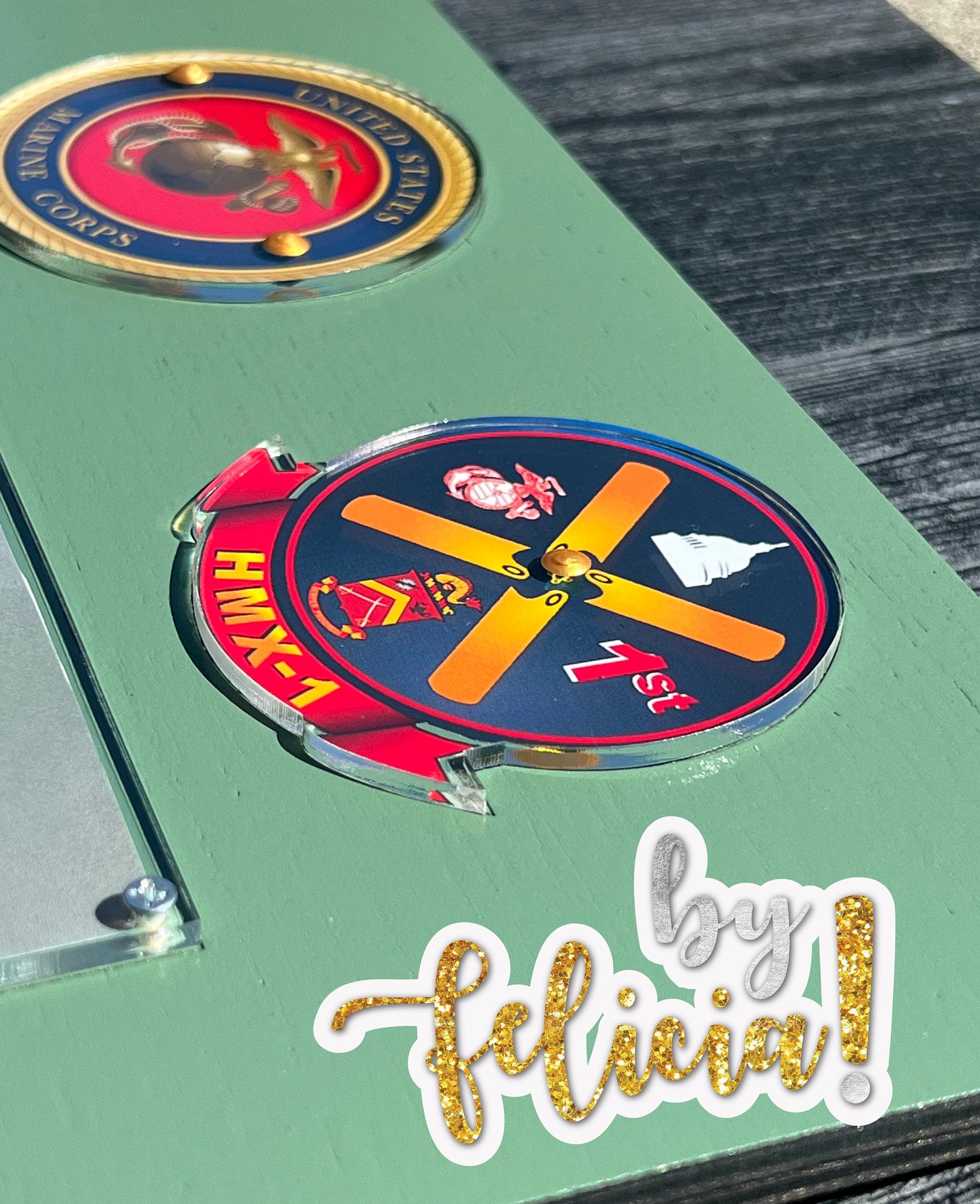 Custom Military Plaques, Marine Corps Plaques, USMC License 286-49