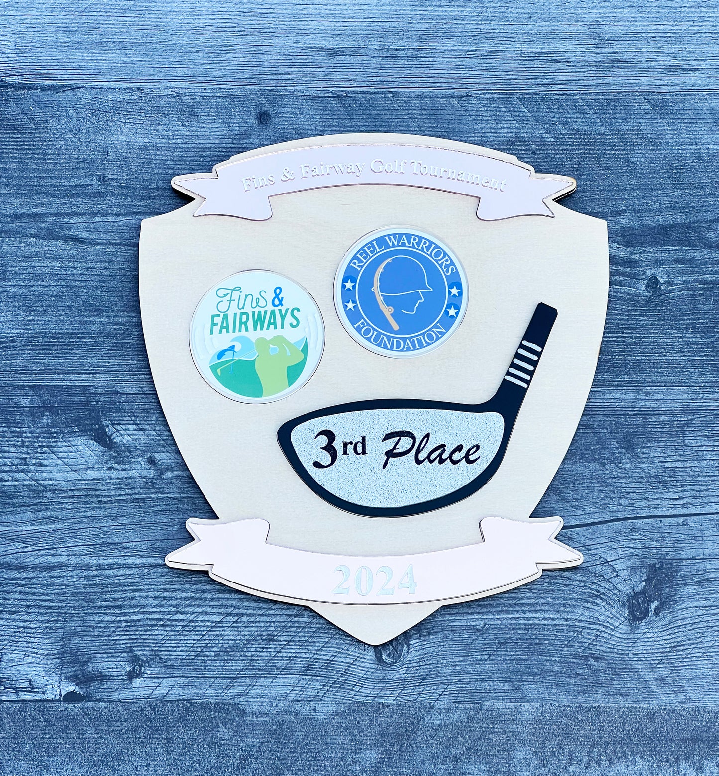 Golf tournament plaques, Golf tournament gift,  Golf Awards, Golf trophy, Winner trophy, Winner plaque, Golf sign, Military Plaques