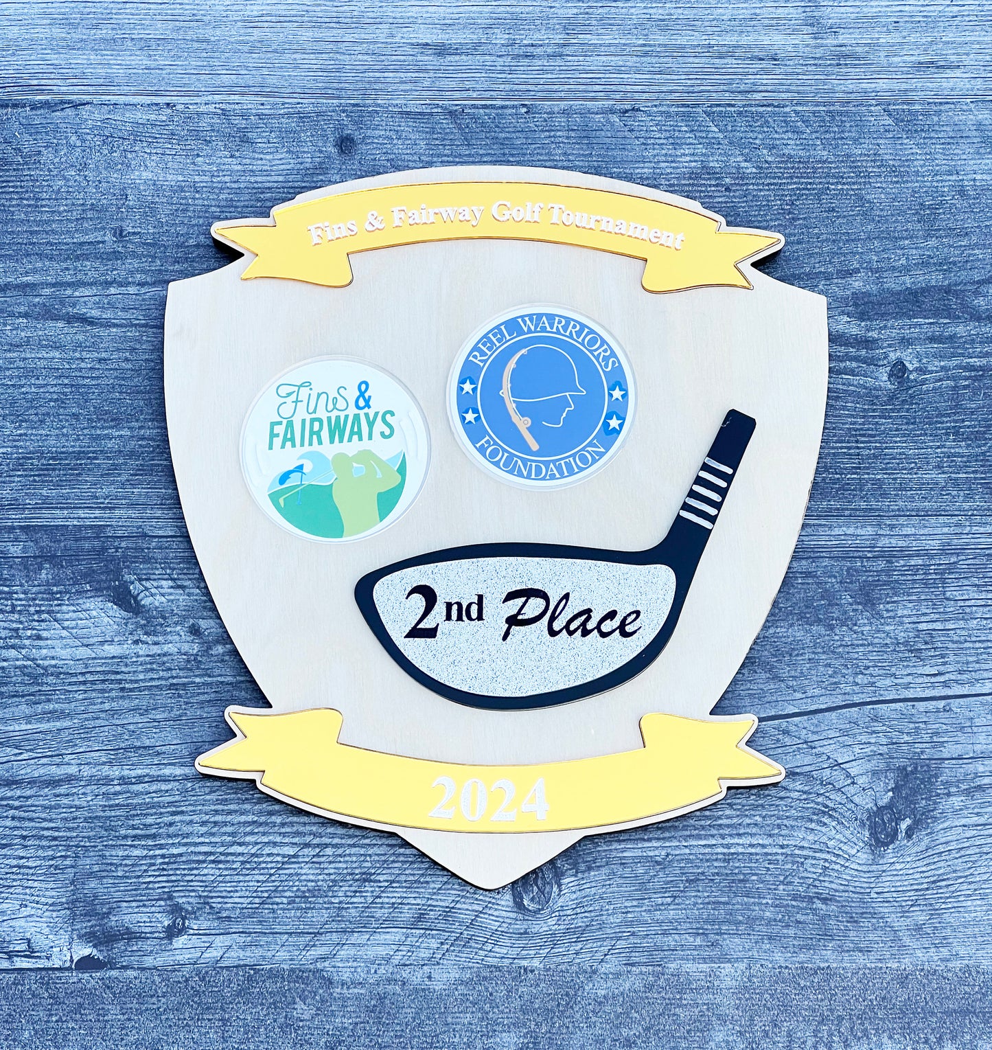 Golf tournament plaques, Golf tournament gift,  Golf Awards, Golf trophy, Winner trophy, Winner plaque, Golf sign, Military Plaques